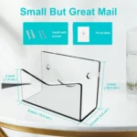 YX079 Acrylic Envelope Storage Display Rack Smile Mail Folder Organizer - Image 3