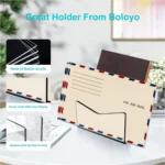 YX079 Acrylic Envelope Storage Display Rack Smile Mail Folder Organizer - Image 7