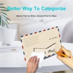 YX079 Acrylic Envelope Storage Display Rack Smile Mail Folder Organizer - Image 8