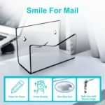 YX079 Acrylic Envelope Storage Display Rack Smile Mail Folder Organizer - Image 9