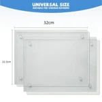 YX078 2pcs / Set Transparent Acrylic Non Slip Cutting Board - Image 2