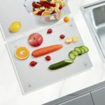 YX078 2pcs / Set Transparent Acrylic Non Slip Cutting Board - Image 6
