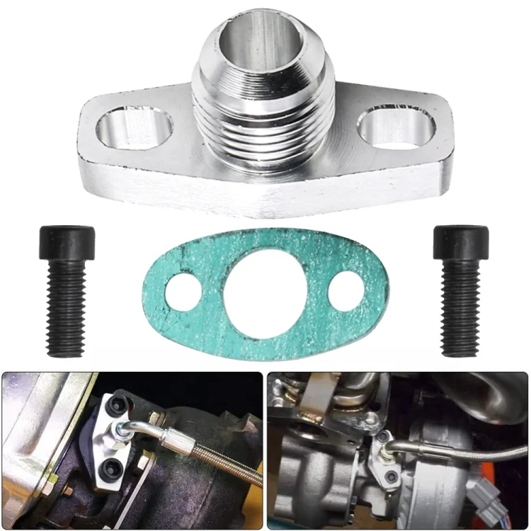 EDA006108601.webp Car Turbine Oil Supply Pipe Flange Gasket AN10 Joint Adapter - Image 1