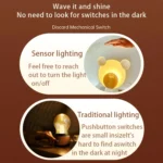 Moonlight Smart Sensing Bear Lamp Supports Bluetooth Speaker Wireless Charging - Image 5