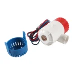 12V-1100GPH Boat / RV Bilge Sump Water Pump with Black Drain Pipe - Image 3