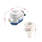 12V-1100GPH Yacht Automatic Bilge Pump with Drain Pipe - Image 5