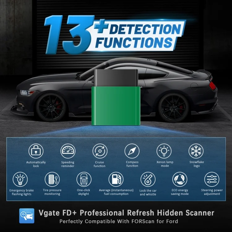 EDA0061314_6.webp Vgate VLINKER FD + V2.2 Bluetooth 4.0 Car OBD Fault Diagnosis Detector - Image 7