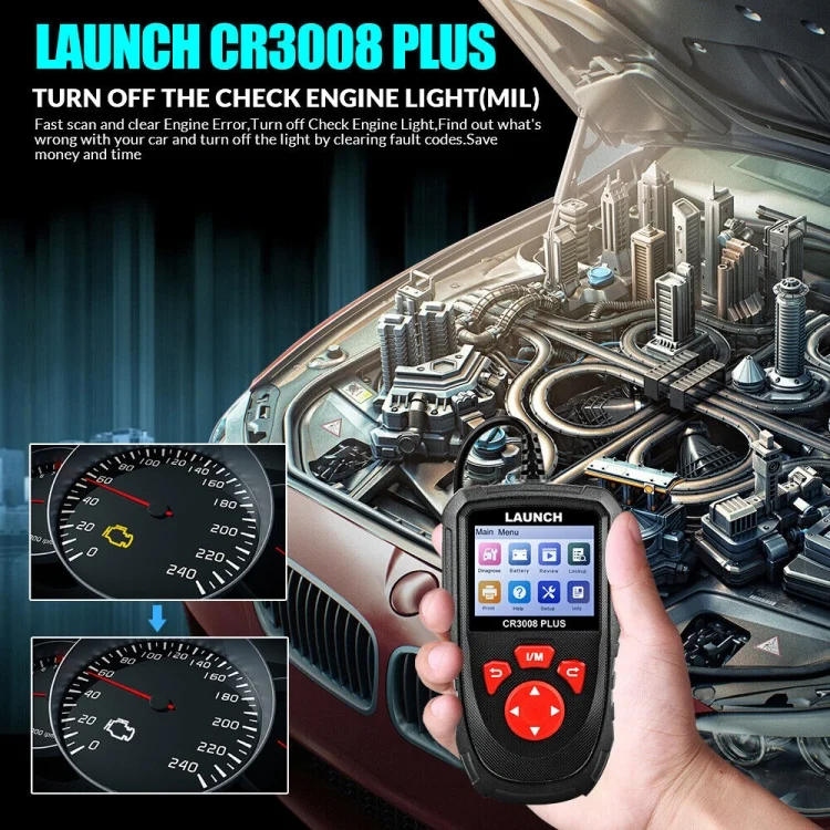 EDA0061315_9.webp LAUNCH CR3008Plus Car Engine Fault Diagnosis Tool - Image 10