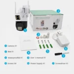 QX86 Motion Tracking Night Vision Smart Camera Supports Voice Intercom - Image 16