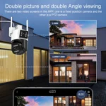 QX103 Humanoid Recognition AI Alarm WiFi Dome Dual IP Camera - Image 7