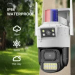 QX105 2MP Outdoor Waterproof WiFi Dual Lens Surveillance Camera - Image 10