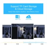 QX106 2MP Outdoor Waterproof WiFi Dual Lens Surveillance Camera - Image 6