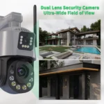 QX109 Dual Lens Smart HD Dome WiFi Camera - Image 8