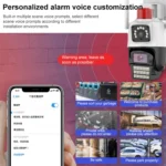 QX87 4MP WiFi Dual Camera Supports Two-way Voice Intercom & Humanoid Detection - Image 6