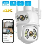 QX95 6MP WiFi Dual Camera Supports Two-way Voice Intercom & AI Recognition - Image 2