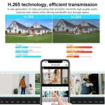 QX101 6MP WiFi Dual Camera Supports Two-way Voice Intercom & Infrared Night Vision - Image 19