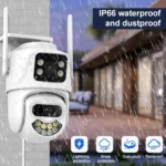 QX102 3MP WiFi Triple Camera Supports Two-way Voice Intercom & Infrared Night Vision - Image 17