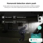 QX102 3MP WiFi Triple Camera Supports Two-way Voice Intercom & Infrared Night Vision - Image 10