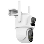 QX104 3MP WiFi Triple Camera Supports Human Face Recognition & AI Alarm - Image 3