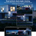 QX104 3MP WiFi Triple Camera Supports Human Face Recognition & AI Alarm - Image 8