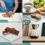 Transparent Acrylic Rectangular Cutting Board with Anti-Slip Mat, Size: 40x30x0.3cm - Image 4