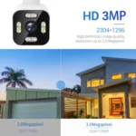 ESCAM PT303 3MP HD Motion Detection APP Control Pan & Tilt WiFi IP Camera - Image 4