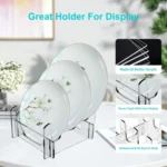 Acrylic Removable Plate Storage Rack Multi-layer Dish Drainer - Image 5