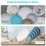 Acrylic Removable Plate Storage Rack Multi-layer Dish Drainer - Image 7