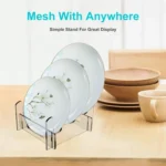 Acrylic Removable Plate Storage Rack Multi-layer Dish Drainer - Image 8