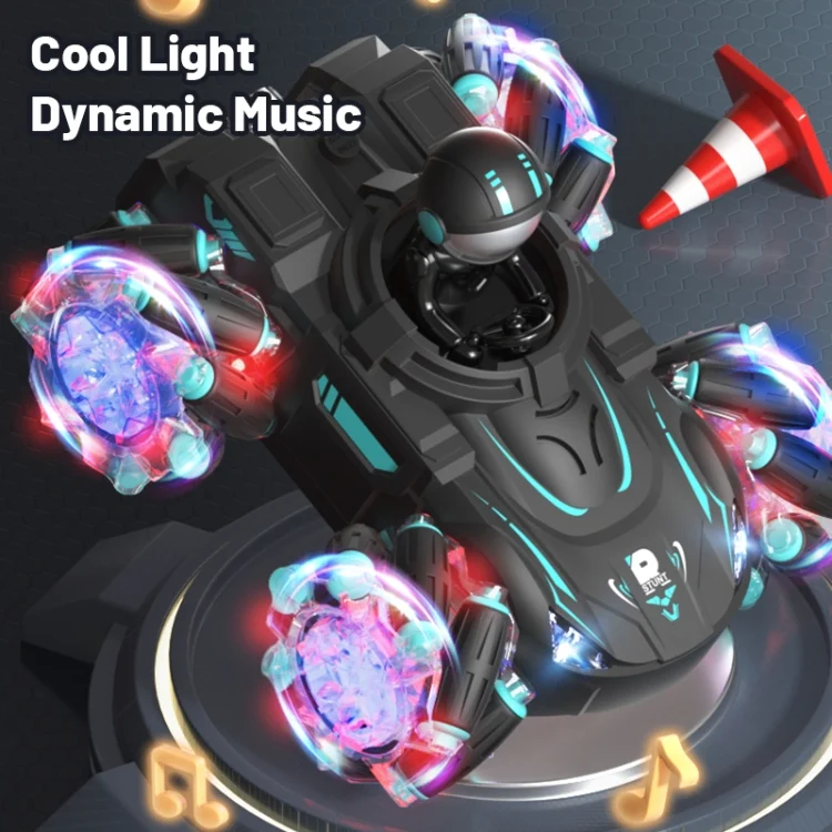 EDA006172201A_2.webp Q169 2.4G Magic Color Projection Stunt Remote Control Car - Image 3