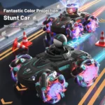 Q169 2.4G Magic Color Projection Stunt Remote Control Car - Image 6