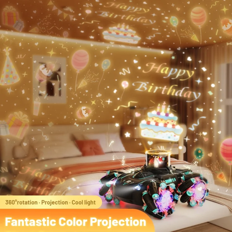EDA006172201A_6.webp Q169 2.4G Magic Color Projection Stunt Remote Control Car - Image 7