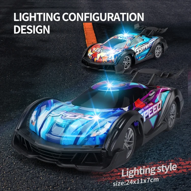 EDA006172501A_2.webp Q170 Colorful Lights Racing Four-wheel Drive Remote Control Car - Image 3