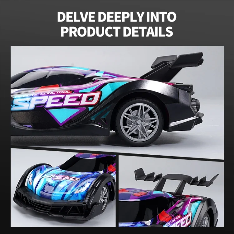 EDA006172501A_5.webp Q170 Colorful Lights Racing Four-wheel Drive Remote Control Car - Image 6