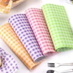 100sheets / Pack Square Baking Greaseproof Paper Burger Sandwich Liner Paper, size: 22x22cm - Image 2