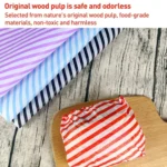 100sheets / Pack Striped Baking Greaseproof Paper Food Placemat Paper, size: 30x30cm - Image 4