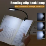 LED Reading Light Clip Book USB Charging Mini Bedside Learning Lamp - Image 5