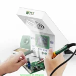 BEST BST-938 LED Electric Iron Smoking Instrument Smoke Purifier Soldering Station with Exhaust Fan - Image 3