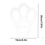 Acrylic Easter Bunny Footprint Template - Image 2