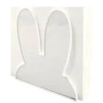 Acrylic Easter Bunny Ears Shape Napkin Storage Rack - Image 2
