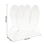 Acrylic Easter Bunny Ears Shape Napkin Storage Rack - Image 3
