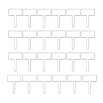 24pcs / Box Acrylic Plant Label Nameplate Potted Plant Sign Holder