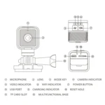 Z03 Mini DV 1080P Waterproof Action Camera with Ring Bracket Supports Infrared Night Vision - Image 10