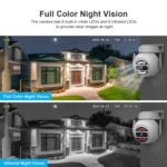 SriHome SH047 4MP IP66 Waterproof Motion Detection Night Vision WiFi HD Camera - Image 8