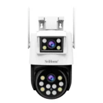 SriHome SH048 2MP + 2MP Humanoid Tracking Smart Night Vision Dual Lens IP Camera