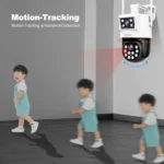 SriHome SH048 2MP + 2MP Humanoid Tracking Smart Night Vision Dual Lens IP Camera - Image 4