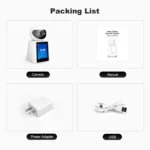 Srihome SH053 4MP 2.8 inch IPS Screen Smart Video Calling IP Camera Baby Monitor - Image 12