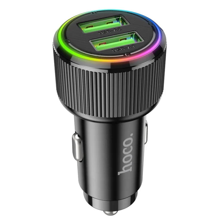 hoco NZ14 Guerrero 36W Dual-port USB Car Charger – Qty: 5 Units