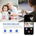 ESCAM QF104 One Click Video Call 3MP Indoor Humanoid Detection Audible Alarm Color Night Version Smart WiFi Camera - Image 4