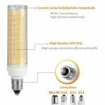 E11 15W 136 LEDs SMD 2835 Dimmable Corn Light Bulb, AC110-130V - Image 2